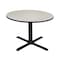 Cain Cain Square & Round Tables, Wood, Metal Top, Maple TB48RNDPL - alternate 1